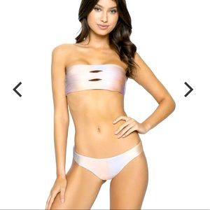 PQ Swim Golden Hour Ruched Bikini Bottom